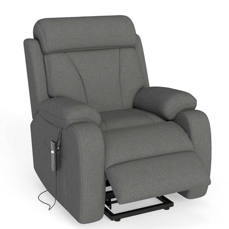 Power Lift Recliner with side pocket, Dark Gray