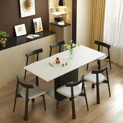Ensembles de table de salle à manger en bois massif de style français.