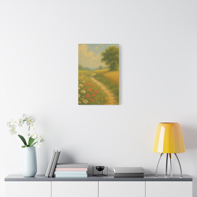 Apel Single Picture Frame Print on Canvas