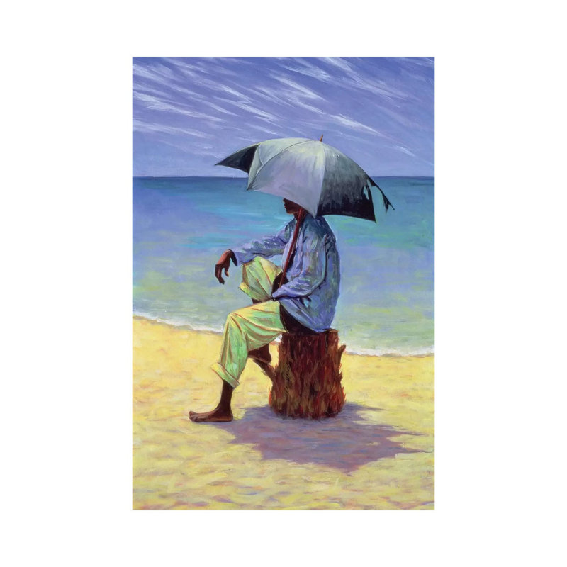 Into The Blue by Tilly Willis - Wrapped Canvas Painting, 20.32 cm H x 30.48 cm W