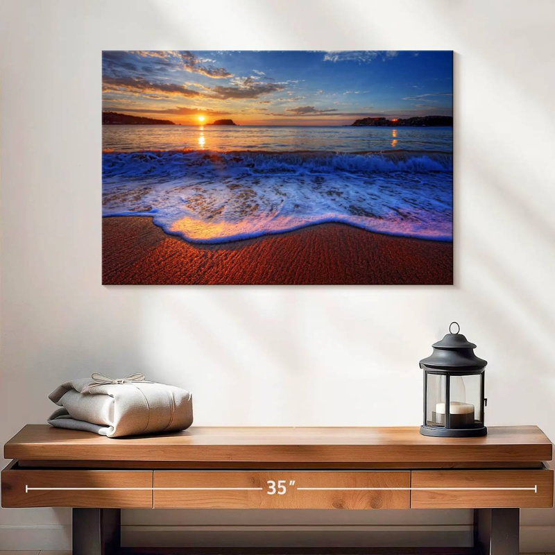 Gillard Sunset Waves, H 16 po x l 24 po