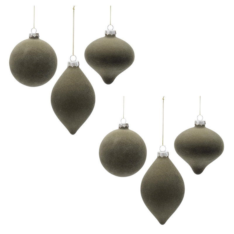 Boules en verre (ensemble de 6)