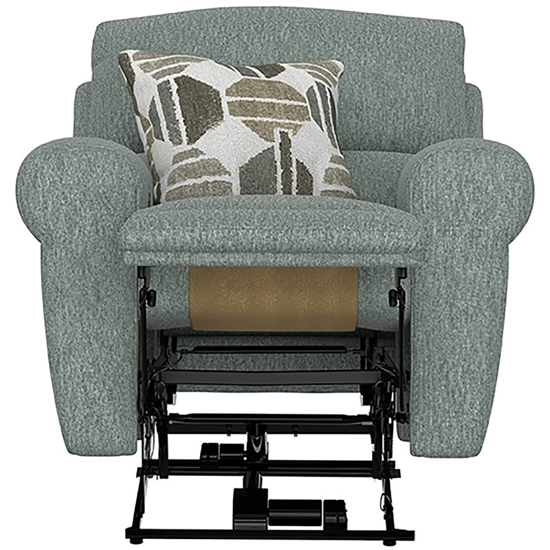 Meniru Power Reclining Lay Flat Recliner, Green