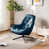 Blue Faux Leather