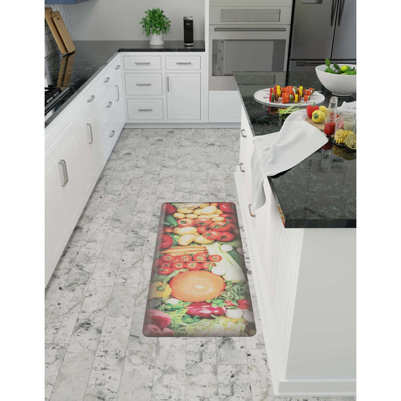 Tapis de cuisine antidérapant Akil, Rectangle 2 pi x 5 pi