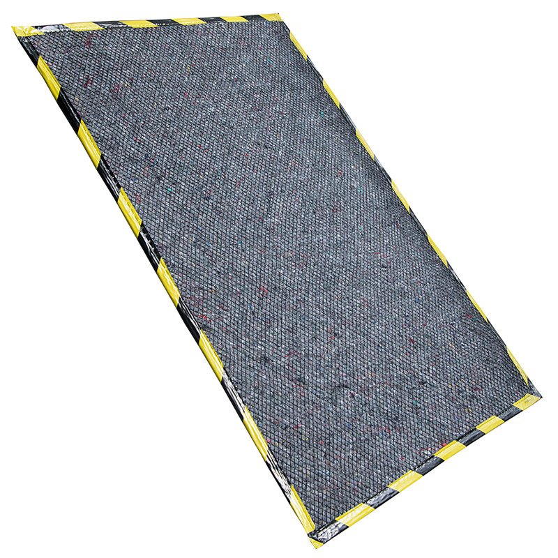 Tapis de rangement d’équipement avec grille, 2 pi x 2 pi 8 po