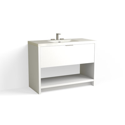 Vista 48" W Freestanding Single Bathroom Vanity