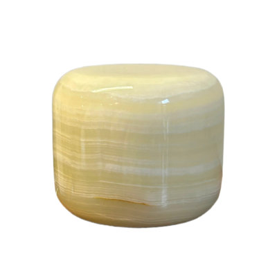 Cylinder Natural Crystal Jade Marble Table Lamp, Dimmable Warm LED Marble Night Light, Rechargeable Portable Jade Stone Bedside Lamp for Indoor & Outdoor Use