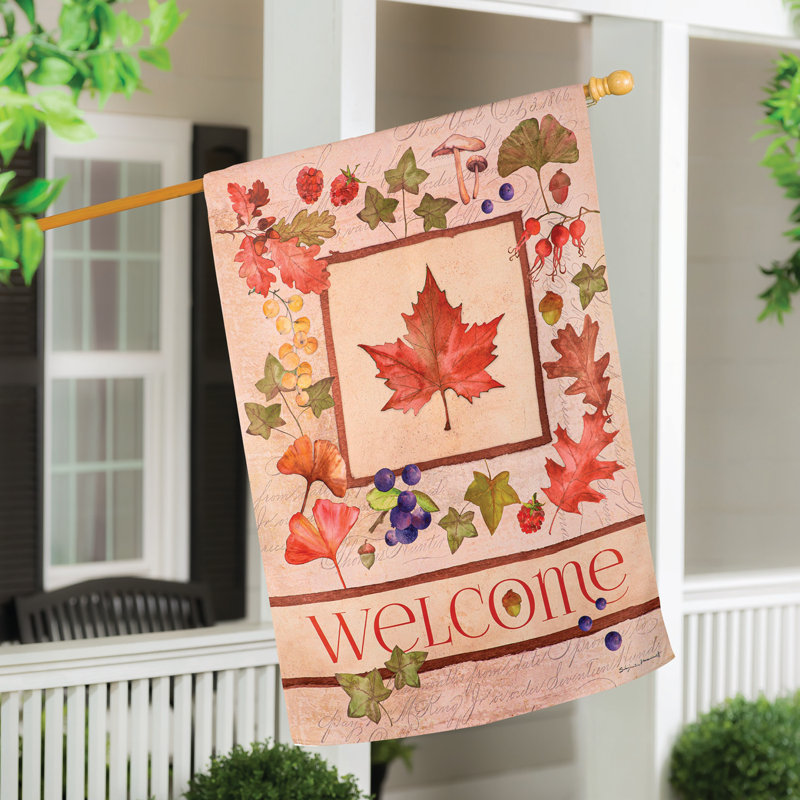 Drapeaux de maison Welcome