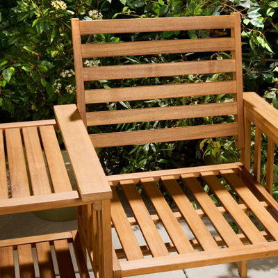 Solid Wood Acacia Outdoor Bench