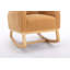 Chaise berçante avec pieds en bois paquet