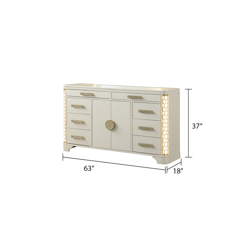 Devien 63'' W 8 - Drawer Dresser