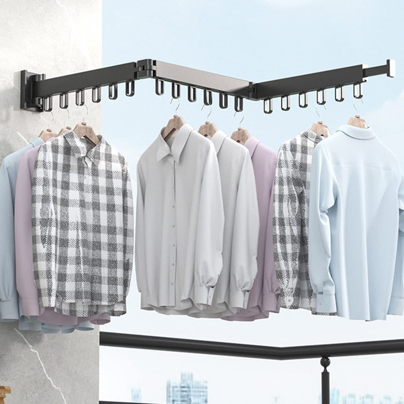 Swarthout Iron Wall-Mounted Drying Rack