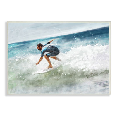 Surfeur mâle sur une vague salissante par Ziwei Li 922