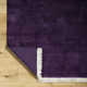 Clio Handmade Wool Purple Rug