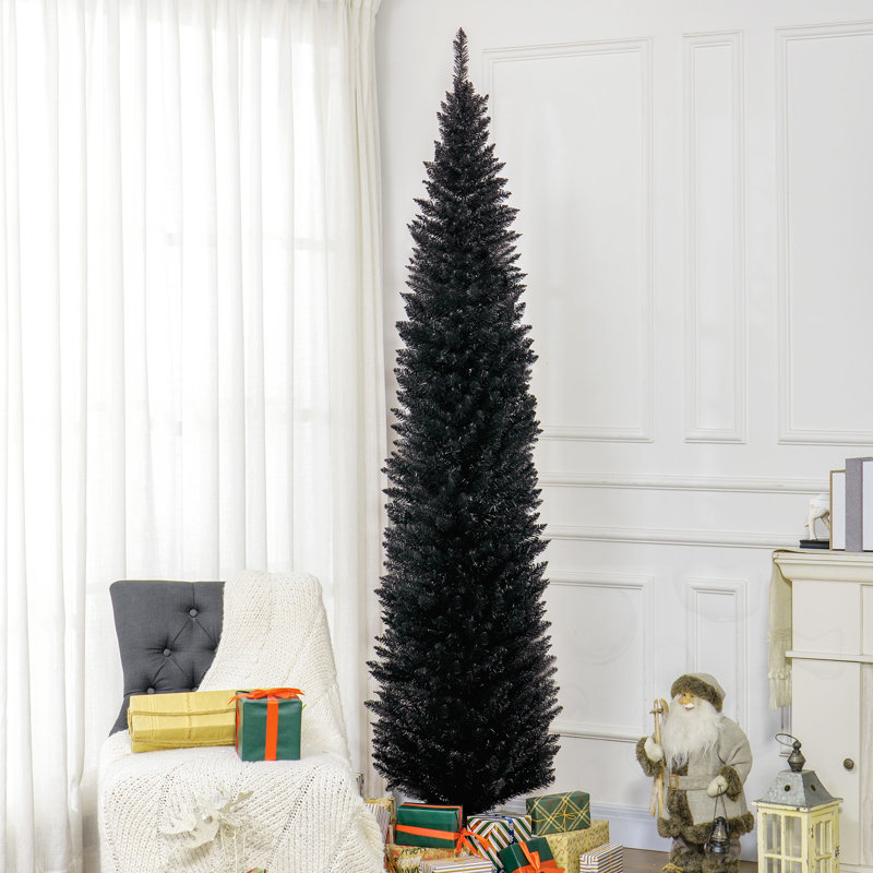 Arbre de Noël 8 pi avec base en plastique