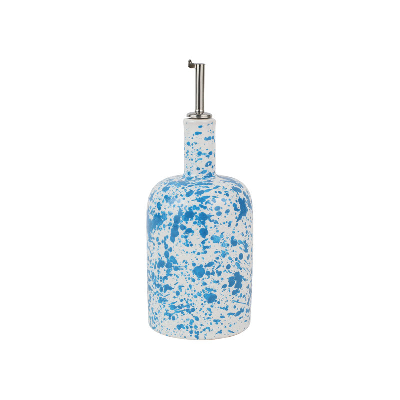 Amalfitana Single Oil / Vinegar Cruet, Aqua