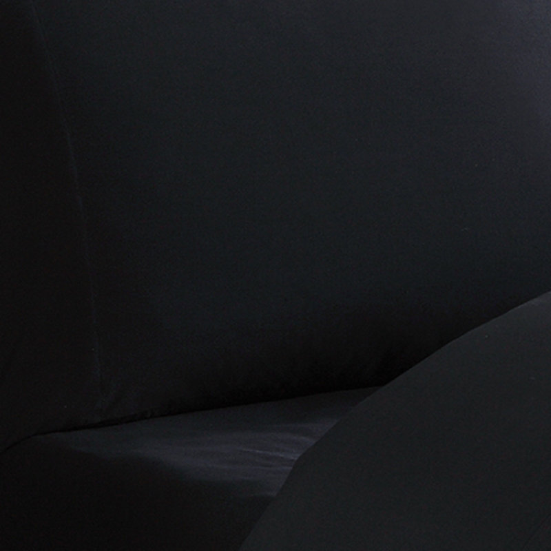 Black Queen Brushed Microfiber Polyester 4-Piece Sheet Set