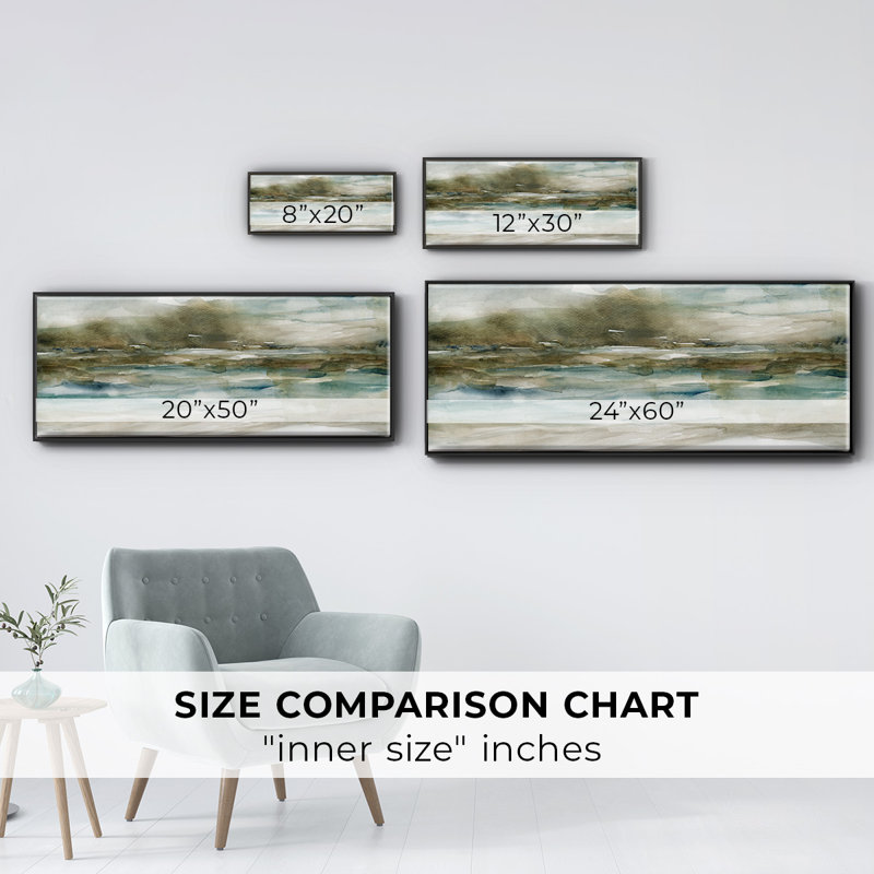 Riverbank- Framed Canvas