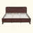 Rustic Platform Bed with Tall Headboard & Underbed Storage-1038577285-1038577283