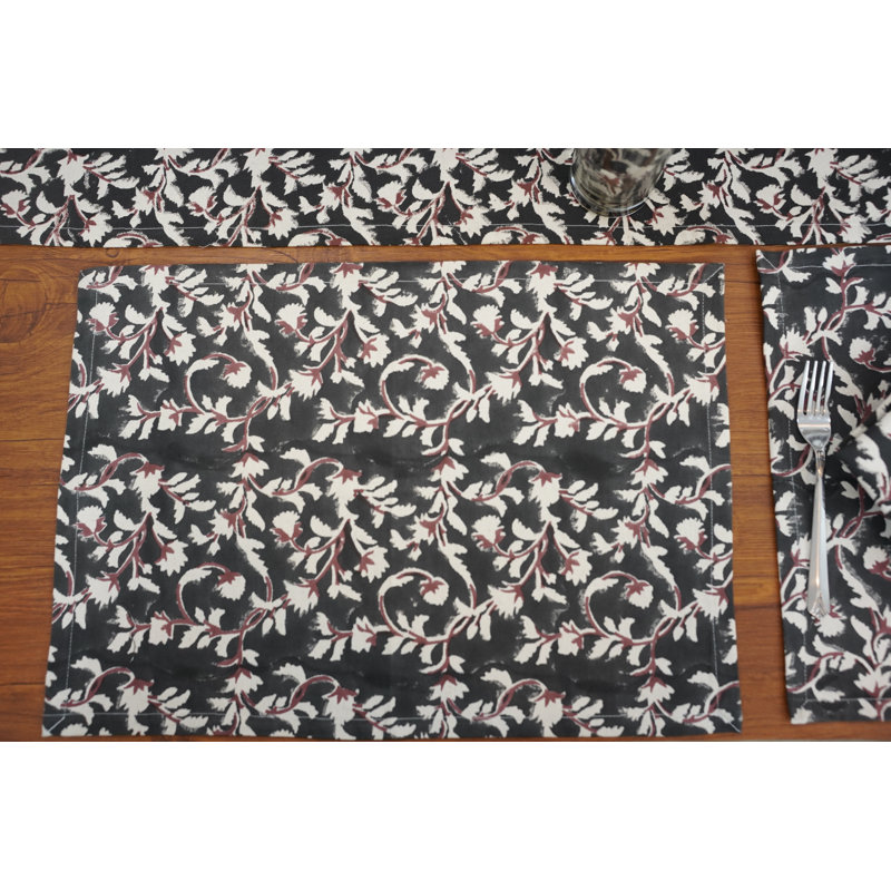 Napperon Fabividine 13 x 19 po Boho, imprimé floral