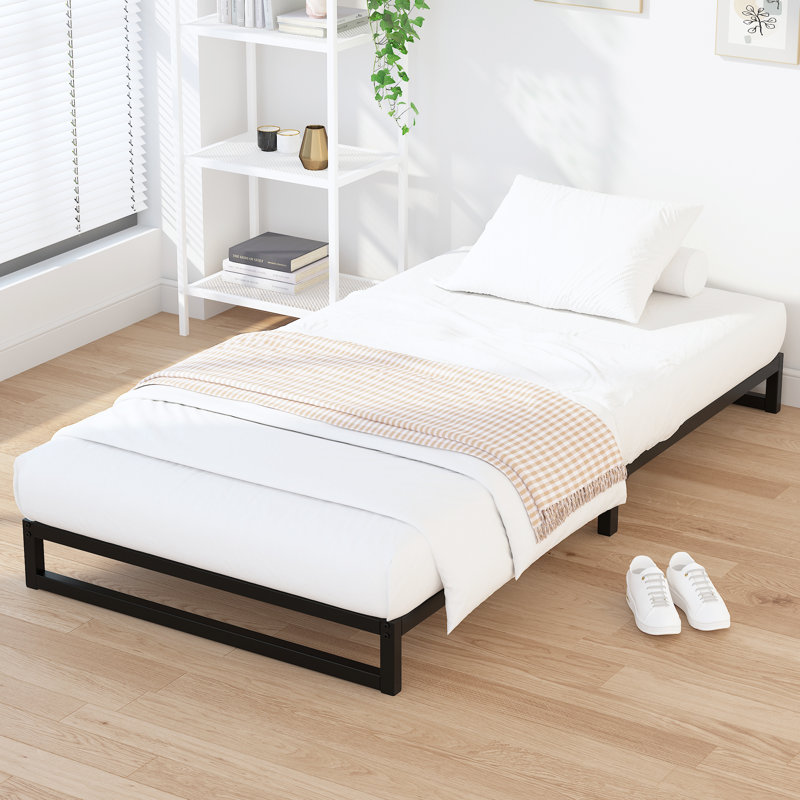 Metal Platform Bed Frame, Twin, 7"