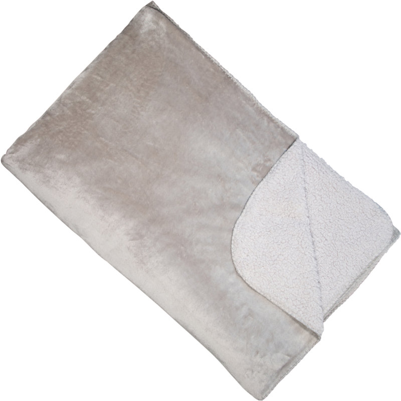 Cosey Throw Blanket, Silver