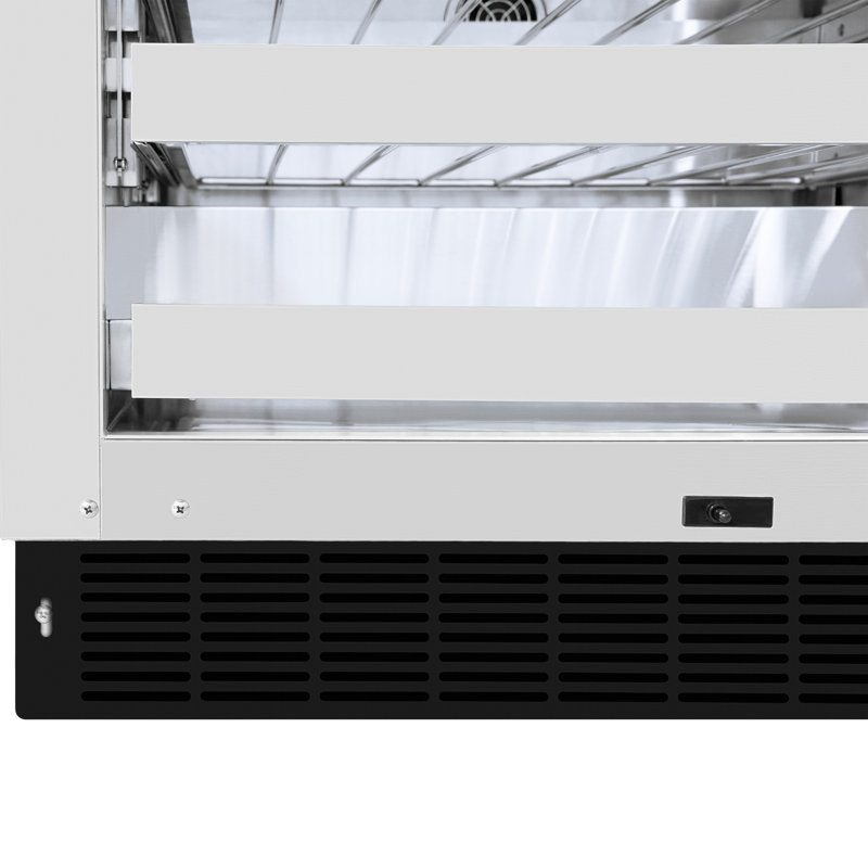 23.88 44 Bottle Wine Refrigerator, Black Matte