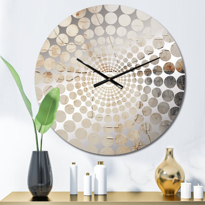 Maddax - Horloge murale paysage d'hiver