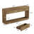 63-inch Console Table, Entryway Table With 2 Drawers