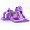 Jeu gonflable Dinosaur avec ventilateur - glissade, trampoline et mur d'escalade pour les enfants de 3 à 10 ans