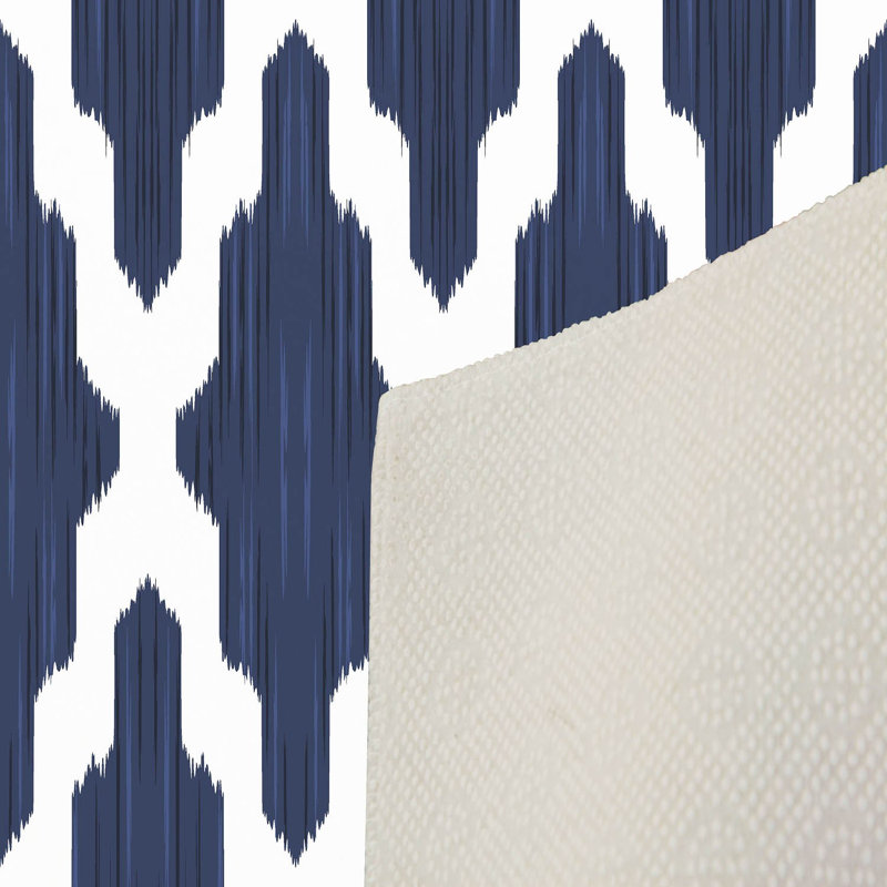 Stylish Woven Carpet (4.6 x 7.2 Feet), 100% Polyester, 0.4 in Pile Height | Antibacterial, Non-Slip Underside, Machine Washable | 3D Digital Print Design | Perfect for Living Room, Bedroom, & Dining Areas