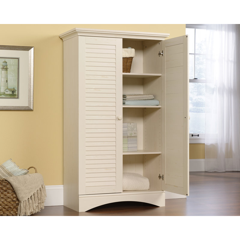 Armoire de rangement Desra, Blanc