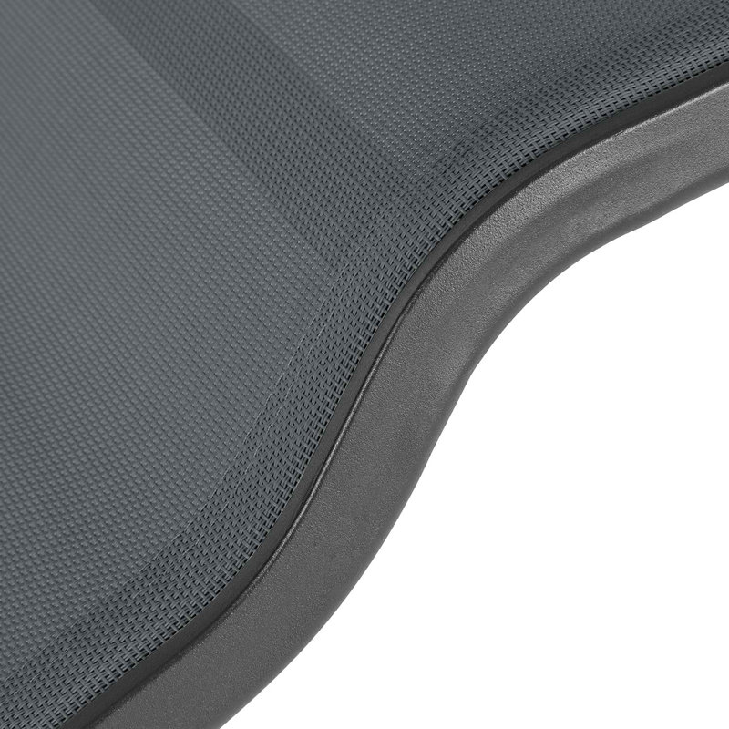 Metal Outdoor Chair, Grey/Brown/Blue, Black