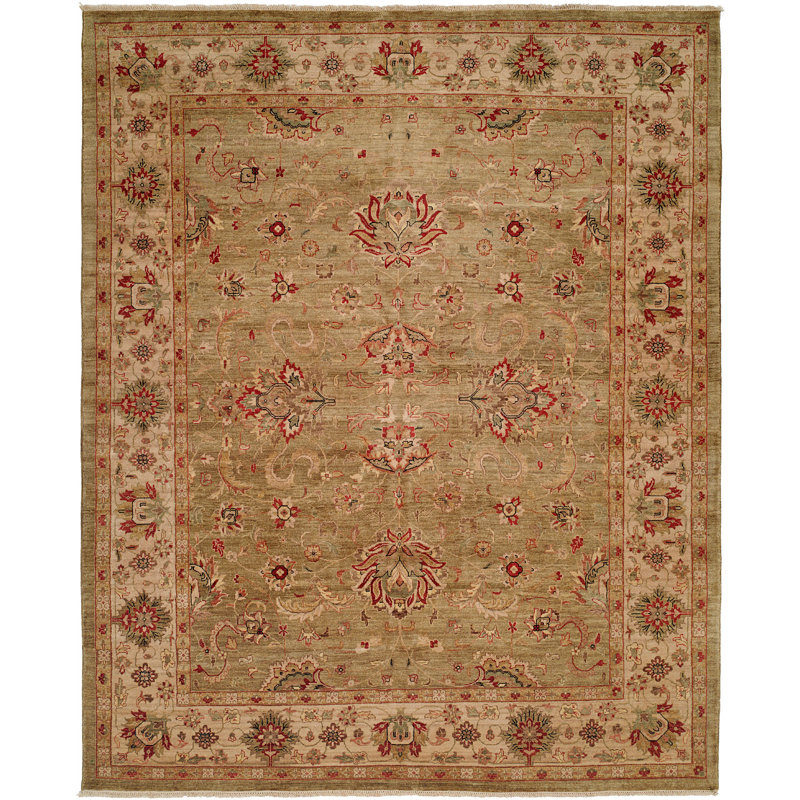 Wool Oriental Area Rug, Runner 2'6" x 12'