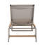 Fauteuil inclinable d'extérieur - Structure, siège respirant, rouille, chaise longue confortable avec structure en aluminium, filet ergonomique
