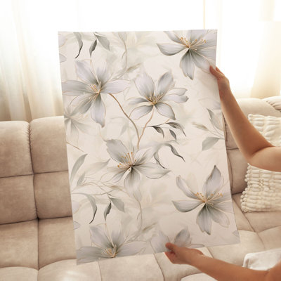 Floral Floral Myst II, reproduction d'art moderne sans cadre