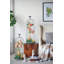 Iron Wire Cloches with Round Base  Set of 2  Gray