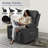 Lannah Faux Leather Recliner Massage Chair, Swivel Rocker Recliner with 360° Rotate & 125°  Reclining Rocking Chair With Two Cup Holders for home