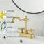 Robinet de lavabo de salle de bain 4 "avec drain Centreset-106847028