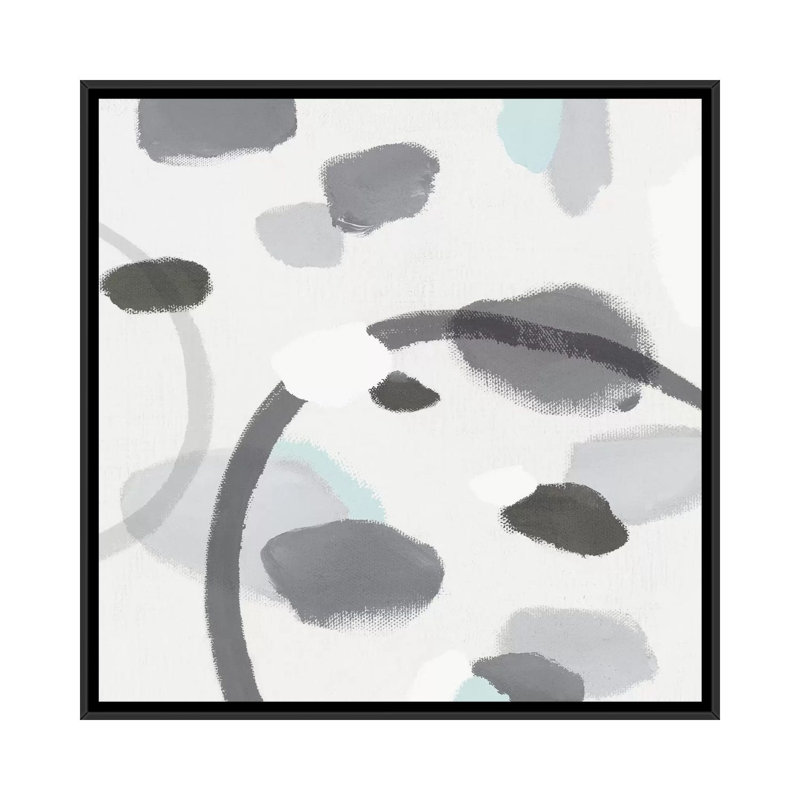 Impression sur toile, H 37 po x l 37 po x P 1,5 po, Toile avec cadre noir, Pas de tapis