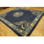 1920s Blue Hand Knotted Pile Wool Rectangle Antique Rug