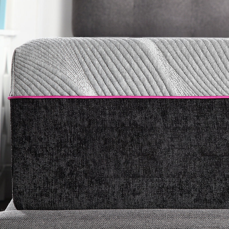 Très grand matelas 11 po - Housse en charbon respirant avec mousse de latex qui régule la température corporelle