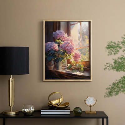 Reproduction encadrée FLORAL Series DCCLxxxx - bois massif