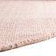 Tapis uni / rayé de couleur anglaise rose / ivoire Fladena-2046844025