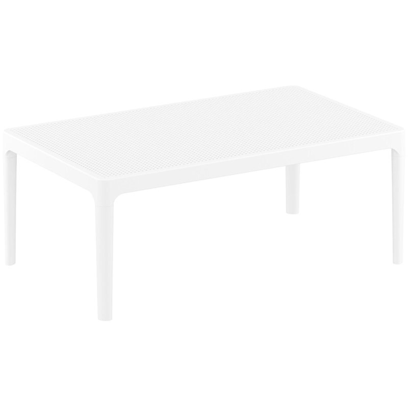 Rectangular Outdoor , 100cm cm W 60cm cm D, White