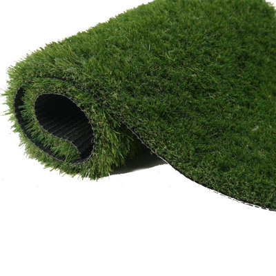 Bronwyen 45mm Plush Premium Synthetic Grass, Non-Slip Artificial Grass-6m(19'8") X 4m(13'1")-24m²