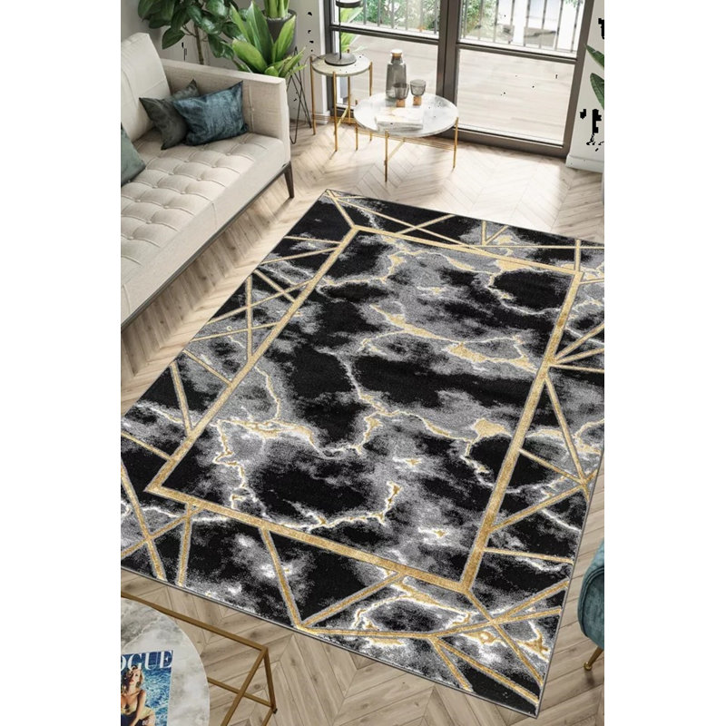 Abstract Area Rug, Rectangle 120 x 170 cm