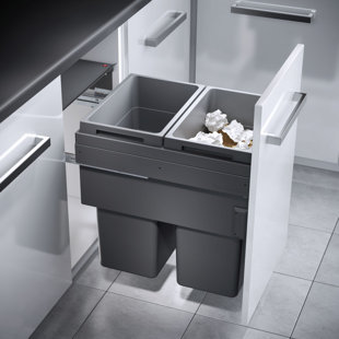 76 Liter Open Pull Out/Under Counter Rubbish Bin