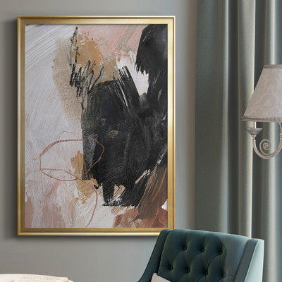 «Unbleached Neutrals III», reproduction encadrée de qualité supérieure - prête à être accrochée